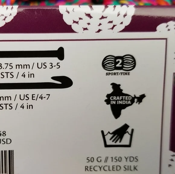 4 Cakes of Darn Good Yarn Twisting Rainbows - Recycled Silk - Picture 4 of 5